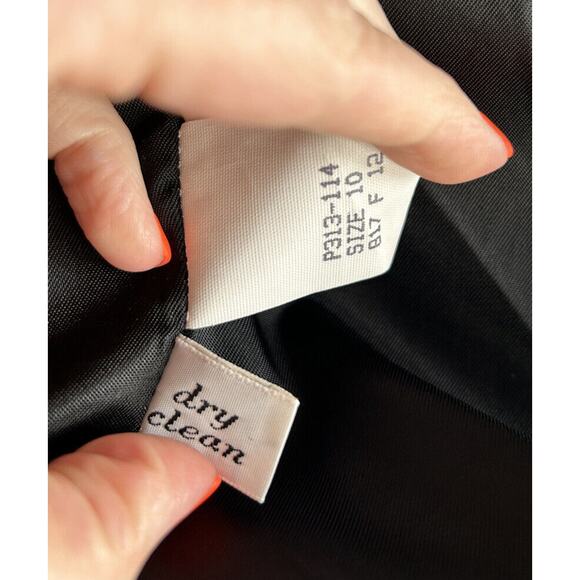 Vintage Pendleton Blazer Womens 10‎ Petite Houndstooth Plaid Wool Coat USA - Picture 13 of 15